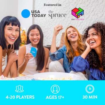 Rabble - A Party Game That Keeps You Guessing | 4-20+ Players, Party Games for Adults, Teens, Family...