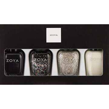 Zoya Polish Quad Nail Polish, Winter Wishes, 4 Count