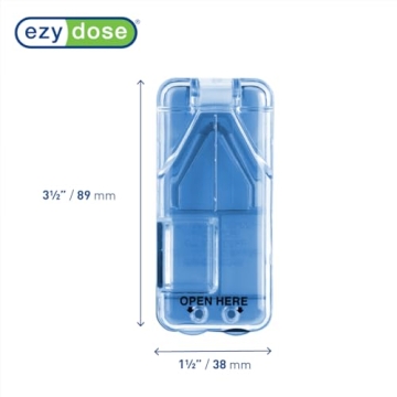 EZY DOSE Pill Cutter - Portable Stainless Steel Splitter