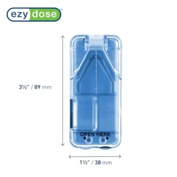EZY DOSE Pill Cutter - Portable Stainless Steel Splitter