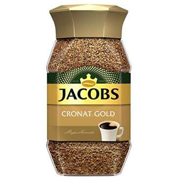 Jacobs Cronat Gold Instant Coffee 200 Gram / 7.05 Ounce (Pack of 2)