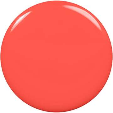 essie Nail Polish - Vegan Midtone Coral Nail Polish for Salon-Quality Shine