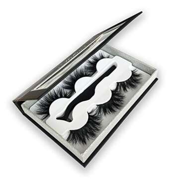 Mikiwi Real Mink lashes, 3D Mink Lashes, 5D Mink Lashes, Fluffy Long Mink Eyelashes, Dramatic Lashes...
