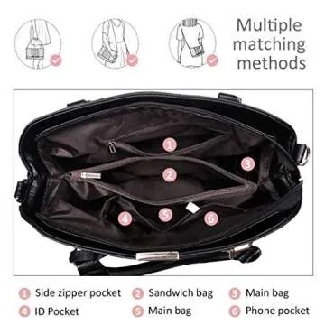 Pahajim Women Fashion Satchel Handbag - Stylish & Practical