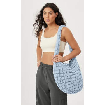 ODODOS Quilted Carryall Tote - Stylish & Lightweight