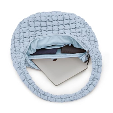 ODODOS Quilted Carryall Tote - Stylish & Lightweight