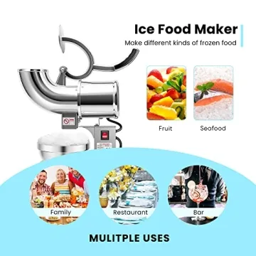 VIVOHOME Electric Dual Blades Ice Crusher for Home and Commercial Use