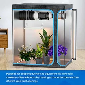 Hon&Guan 6 to 4 Inch Duct Reducer for HVAC Systems