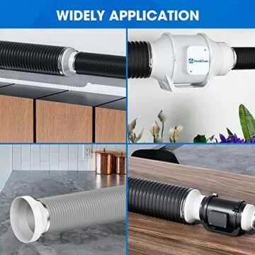 Hon&Guan 6 to 4 Inch Duct Reducer for HVAC Systems