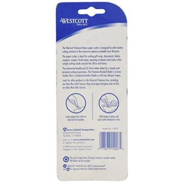 Durable Westcott Titanium Bonded Razor Paper Cutter