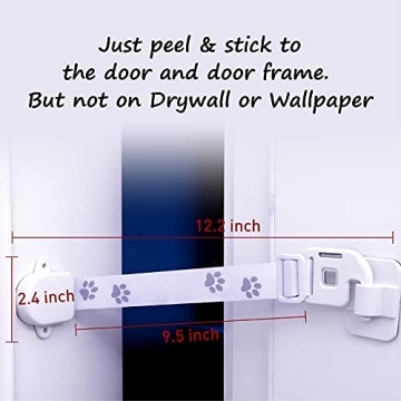 Adjustable Cat Door Latch for Dog Prevention - 1 Pack