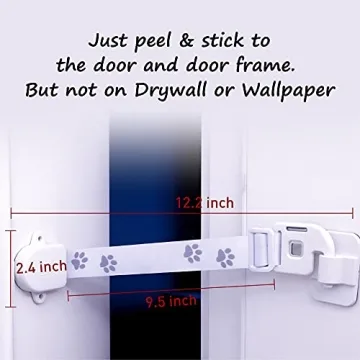 Adjustable Cat Door Latch for Dog Prevention - 1 Pack