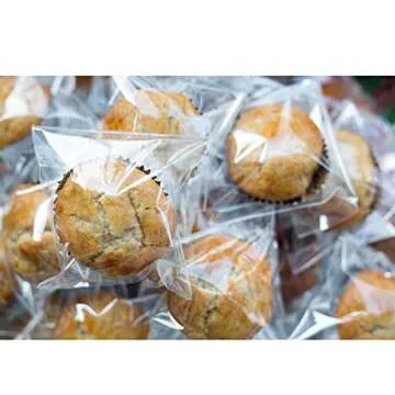 Clear Cookie Bags - 4x6 Self Sealing 100 Pack for Treats
