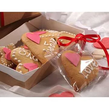 Clear Cookie Bags - 4x6 Self Sealing 100 Pack for Treats