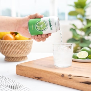 Spindrift Lime Sparkling Water Real Fruit Flavor Pack of 24