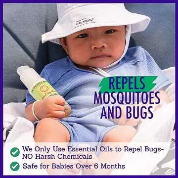 California Baby Natural Bug Repellent Spray | Citronella Bug Spray | DEET-Free | Repels Mosquitoes + Bugs | Allergy Friendly | Great Smell | Baby & Adult Insect Repellent Spray | 59 mL / 2 oz.