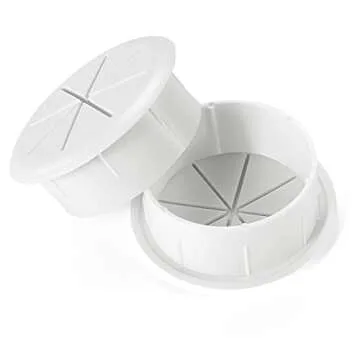 HYCC 5 Pack 2 Inch Flexible Desk Grommet for Organizing Cables