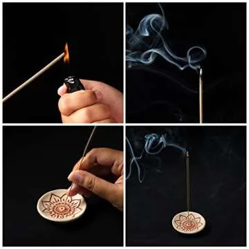 Jembrana Incense Sticks Mix 6 Scents (144 Sticks Total), 24 Sticks Each of Sandalwood, Amber, Maha Triloka, Gardenia, Padma & Raja Harum, Sold by Bali Soap