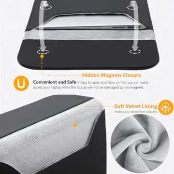 HYZUO Stylish Laptop Sleeve for MacBook Pro and Surface