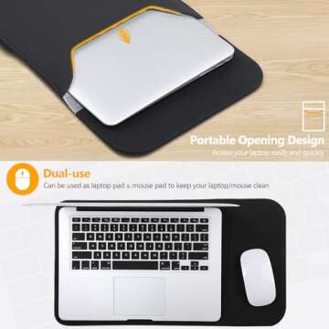 HYZUO Stylish Laptop Sleeve for MacBook Pro and Surface