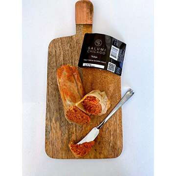 Salumi Chicago Traditional Nduja - Spreadable Calabrian Chili Pepper Salami (7 oz)