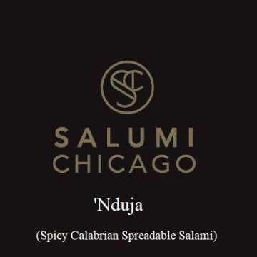 Salumi Chicago Traditional Nduja - Spreadable Calabrian Chili Pepper Salami (7 oz)