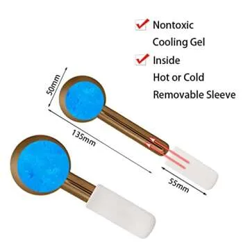 Gold Cooling Roller for Rejuvenating Facial Care