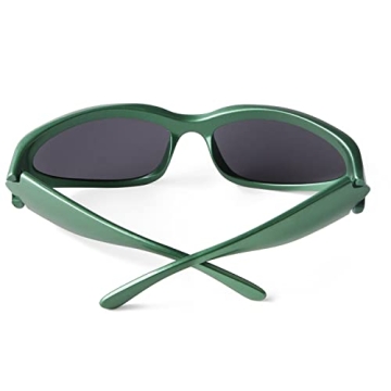 Trendy ADE WU Wrap Around Sunglasses for Men & Women