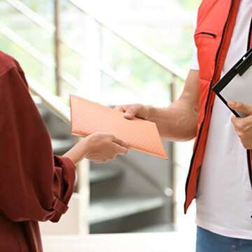 Metronic Bubble Mailers 6x10 Inch 25 Pack, Self Seal Bubble Poly Mailers, Waterproof Shipping Bags,Cushioning Padded Envelopes for Shipping, Mailing, Packaging, Business, Peach Bulk #0