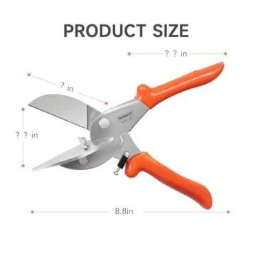 TOWOT Miter Shear Cutter - Adjustable 45°-135° with Safety Lock