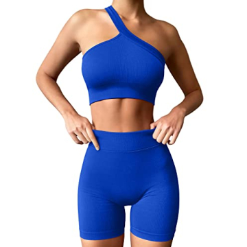 HYZ Women's Seamless 2 Piece Workout Set - Gym-Ready Style and Comfort