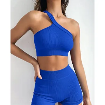 HYZ Women's Seamless 2 Piece Workout Set - Gym-Ready Style and Comfort