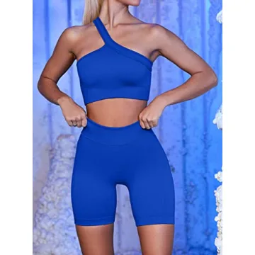 HYZ Women's Seamless 2 Piece Workout Set - Gym-Ready Style and Comfort