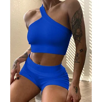 HYZ Women's Seamless 2 Piece Workout Set - Gym-Ready Style and Comfort