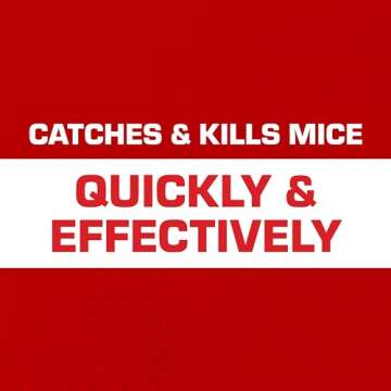 Tomcat Press 'N Set Mouse Trap - Easy and Effective Rodent Control