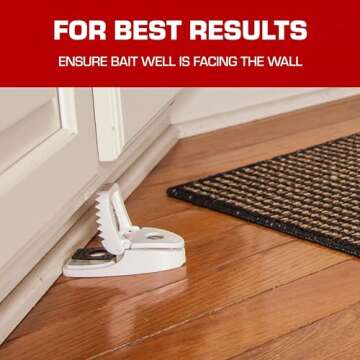 Tomcat Press 'N Set Mouse Trap - Easy and Effective Rodent Control