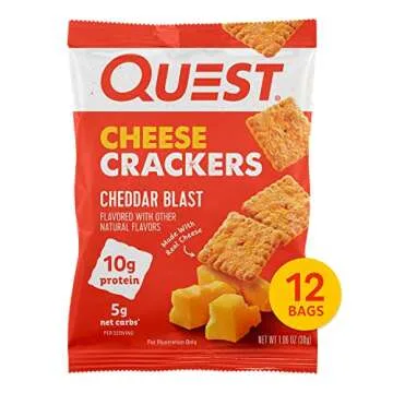 Quest Chips & Cheese Crackers - High Protein, Low Carb Snacks
