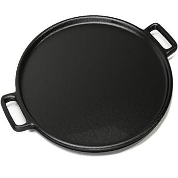 Experience Unmatched Versatility with the 14-Inch Cast Iron Pizza Pan for Delicious Cooking Creation...