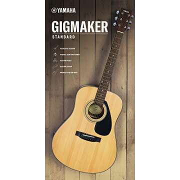 Yamaha GigMaker Standard Acoustic Guitar Pack – Everything for Beginners!