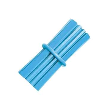 KONG Puppy Teething Stick - Soft Teething & Teeth Cleaning Stick - Natural Rubber Dog Chew Toy with Ridges - Perfect for Snacks & Treats - for Medium Puppies