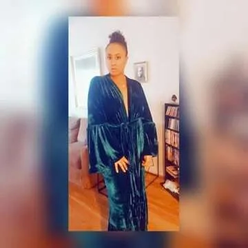 Women's Old Hollywood Velvet Bridal Robe Long Lingerie Bathgown Loose Nightgown Weding Scarf with Belt Teal S/M