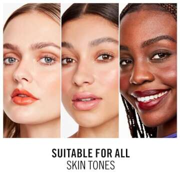 Rimmel London Kind & Free, 001 Caramel Dusk, Multi-Stick, For Cheeks and Lips, Hydrating, Buildable Color, Vegan Formula, Clean Formula, 0.18oz