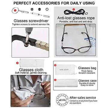 MARE AZZURO Stylish Blue Light Blocking Readers for Women