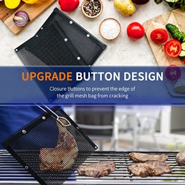 KICKOIL Extra Large BBQ Grill Bags for Perfect Grilling