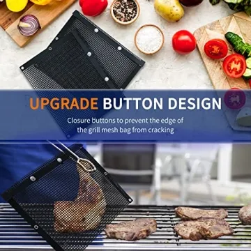 KICKOIL Extra Large BBQ Grill Bags for Perfect Grilling