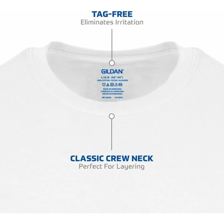 Gildan Men's Crew T-Shirts Multipack G1100 - Buy Now