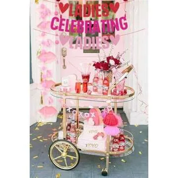 Galentines Day Decorations Ladies Celebrating Ladies Banner Galentine's Day Banner for Galentines Day Party Decoration Supplies