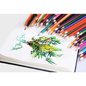 Art Magic 48 Watercolor Pencils for All Ages - Color & Blend Effortlessly