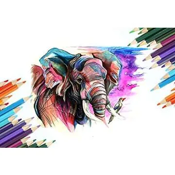 Art Magic 48 Watercolor Pencils for All Ages - Color & Blend Effortlessly