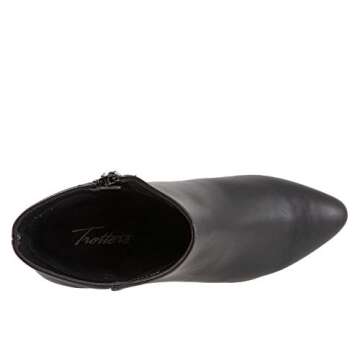 Trotters Women's Kim Ankle Boot - Stylish Black Block Heel Boot for Every Occasion